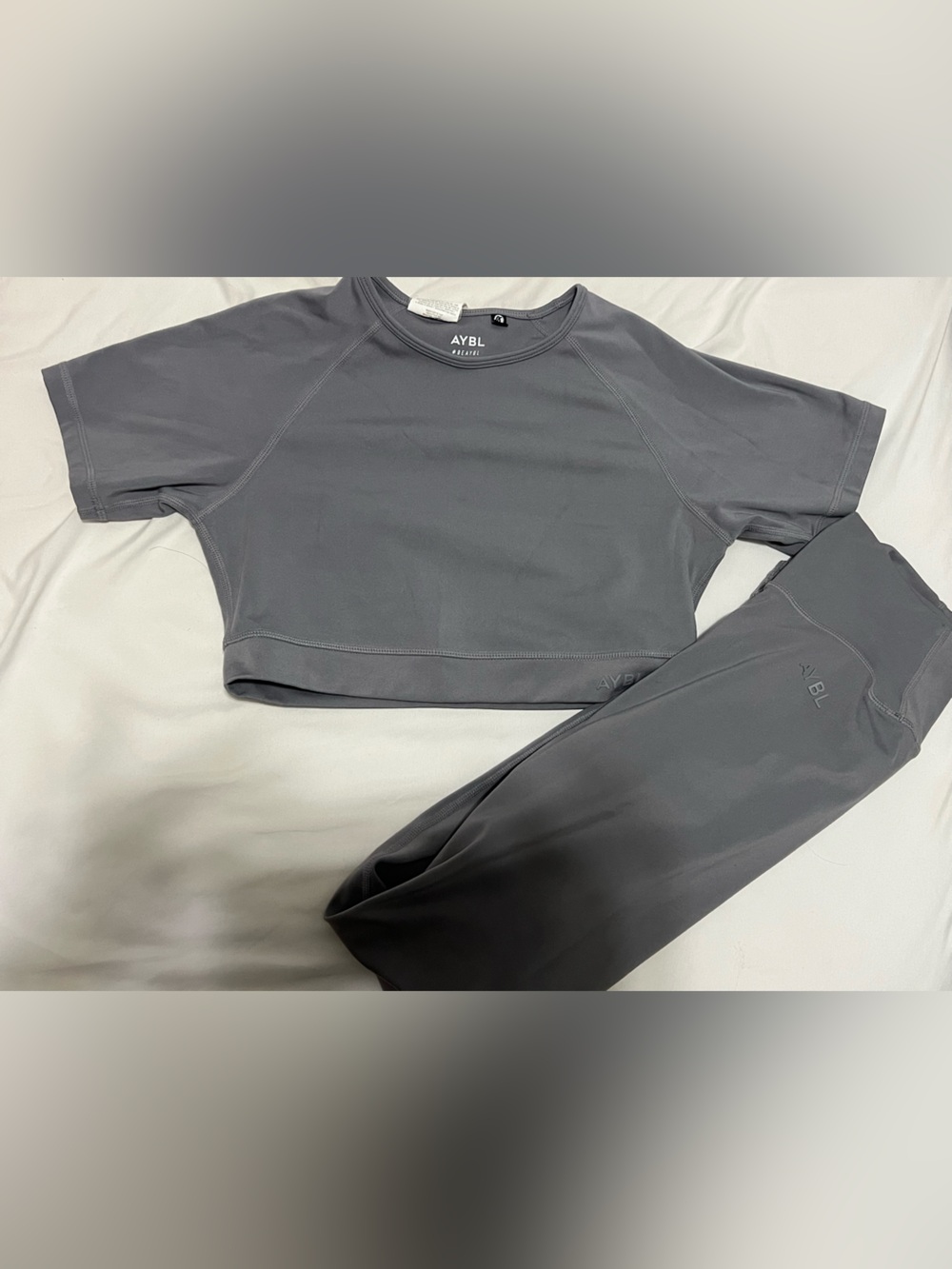 AYBL Women’s Gray Leggings and Top - Gray